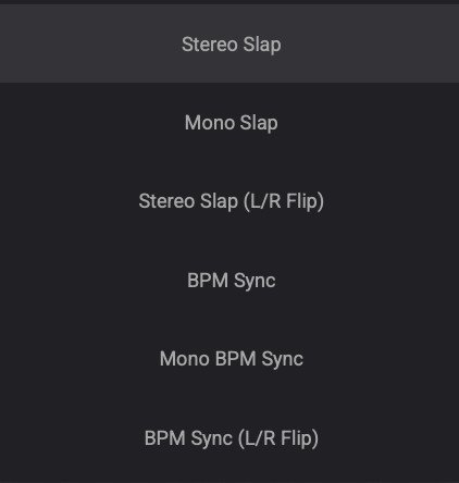 Carve Audio, Slapshot, delay modes, slap delay, bpm sync