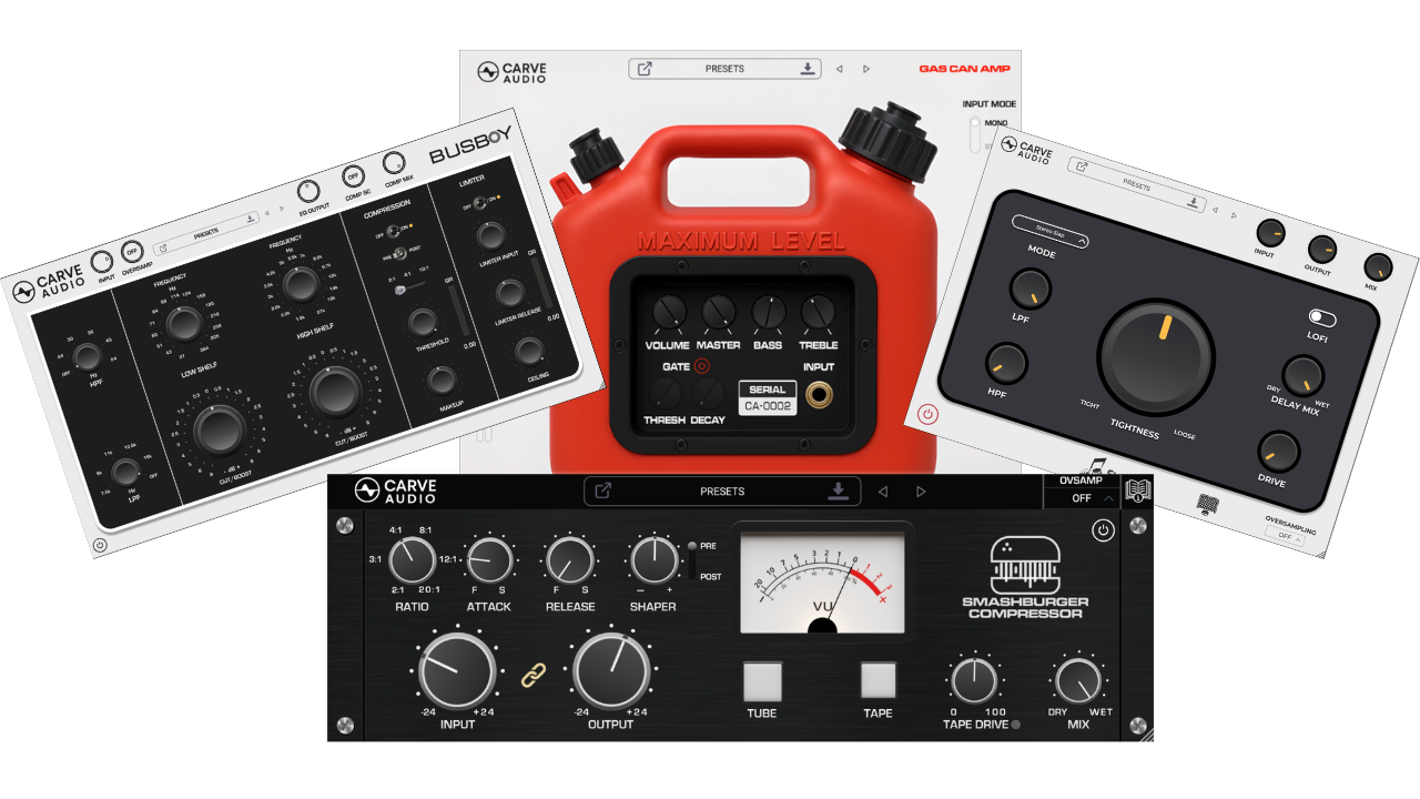 Carve Audio, audio plugins, mixing and mastering plugins